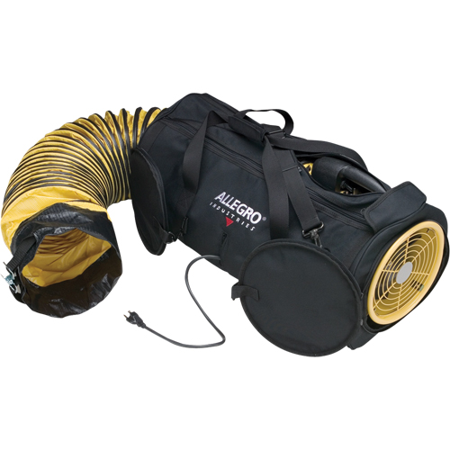 Ventilateurs axiaux  Air Bag  ALLEGRO INDUSTRIES, 1/4 CV, 700 pi³/min Nassau Supply