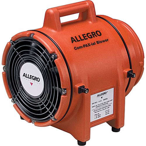 Ventilateurs COM-PAX-IAL en plastique de 8" ALLEGRO INDUSTRIES, 1/3 CV, 900 pi³/min, Antid&eacute;flagrant Nassau Supply