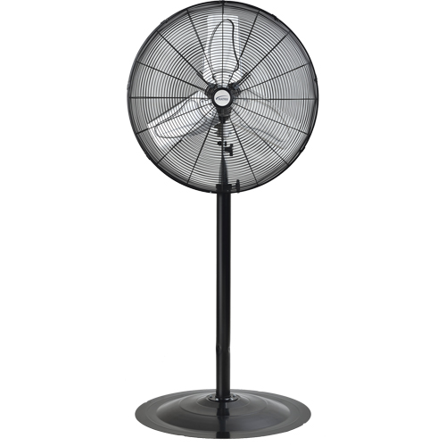 Oscillating Pedestal Fan, Heavy-Duty, 2 Speed, 24" Diameter Nassau Supply