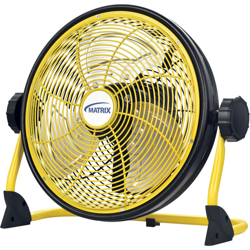 Rechargeable Indoor/Outdoor Fan with USB port, Commercial, Variable Speed, 12" Diameter Nassau Supply