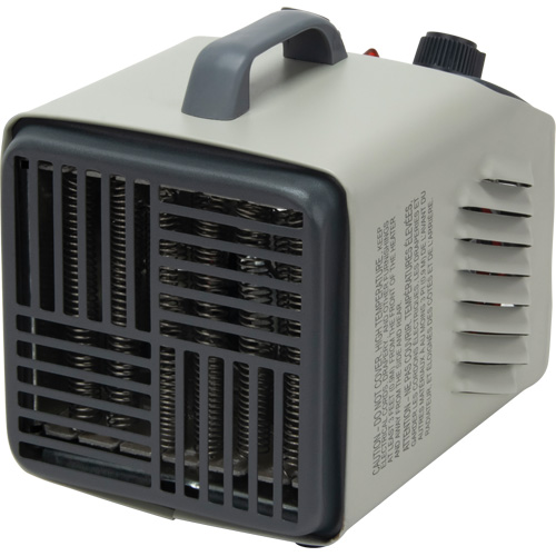 Radiateur portatif m&eacute;tallique datelier avec thermostat, Soufflant, &eacute;lectrique Nassau Supply