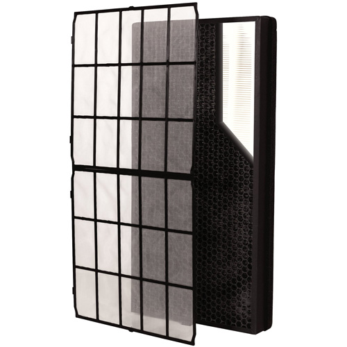 Filtre HEPA/carbone pour purificateur d'air AeraMax SV avec pr&eacute;-filtre, Boîte, MERV 13, 11,56" la x 2,38" p x 23,25" h Nassau Supply