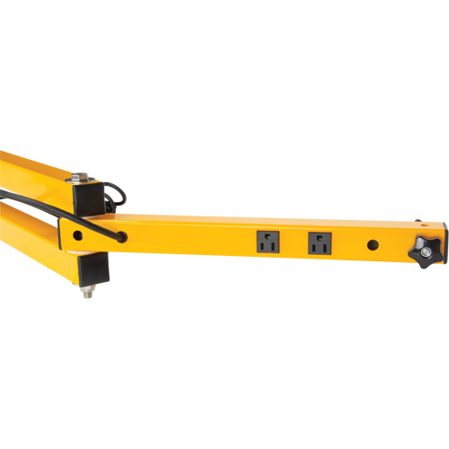 180 Double Locking Arm with 2 Receptacles Nassau Supply