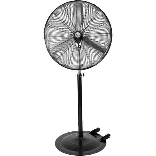 Ventilateur non oscillant sur socle avec roulettes, Industriel, 3 Vitesses, Diam&egrave;tre de 30" Nassau Supply