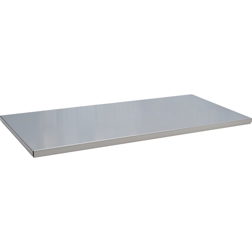 Armoires robustes &agrave; portes creuses - Tablette additionnelle, 38" x 17", Capacit&eacute; de 500 lb, Acier, Gris Nassau Supply