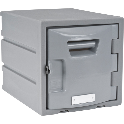 Locker, 12" x 15" x 12", Grey, Assembled Nassau Supply
