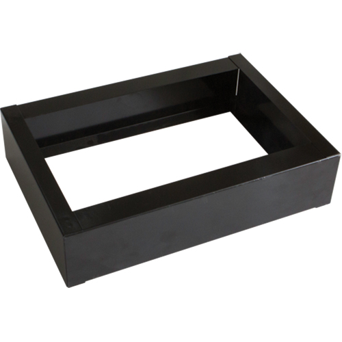 All-Welded Concorde - Heavy-Duty Lockers Recessed Base, 1 Banks, 4" H x 12" W x 17" D, Black, Steel Nassau Supply