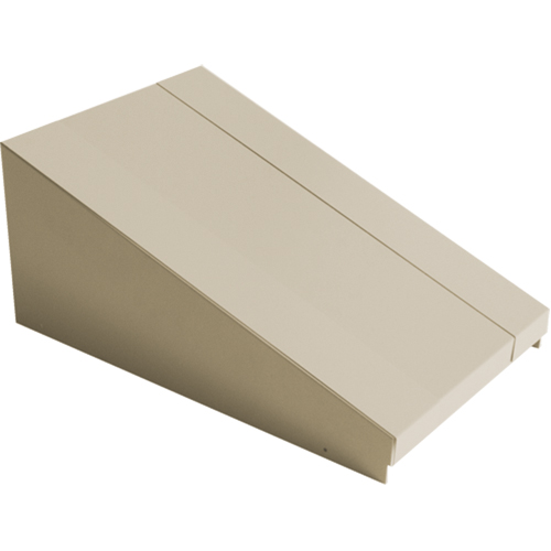 All-Welded Concorde - Heavy-Duty Lockers Sloping Top, 1 Bank, 18" D x 12" W x 6" H, Beige, Steel Nassau Supply