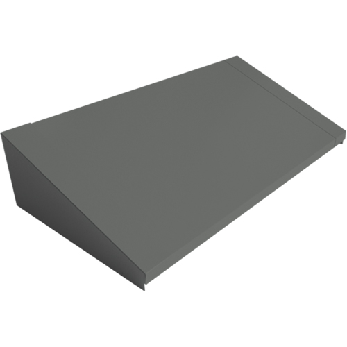 All-Welded Concorde - Heavy-Duty Lockers Sloping Top, 3 Bank, 18" D x 36" W x 6" H, Steel Nassau Supply