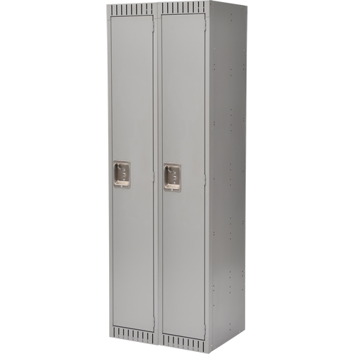 Casiers, Bloc de 2, 24" x 18" x 72", Acier, Gris, Rivet (assembl&eacute;) Nassau Supply