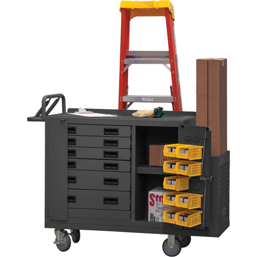 Postes de travail mobiles et robustes, Acier Surface Nassau Supply
