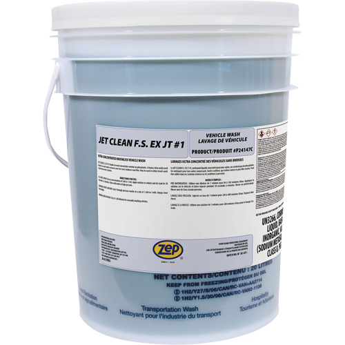 Produit de pr&eacute;nettoyage sans brossage pour v&eacute;hicules Jet Clean, 20 L, Seau Nassau Supply