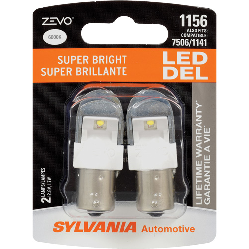 1156 Zevo&reg; Mini Automotive Bulb, LED, 1.7 W, White Nassau Supply
