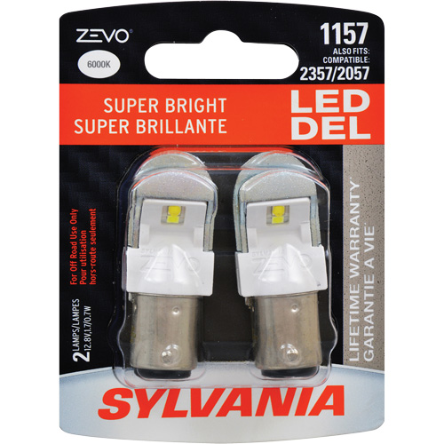 1157 Zevo&reg; Mini Automotive Bulb, LED, 1.7 W, White Nassau Supply