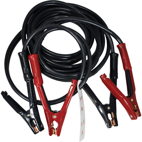 Heavy-Duty Booster Cables, 1 AWG, 800 Amps, 20' Cable Nassau Supply