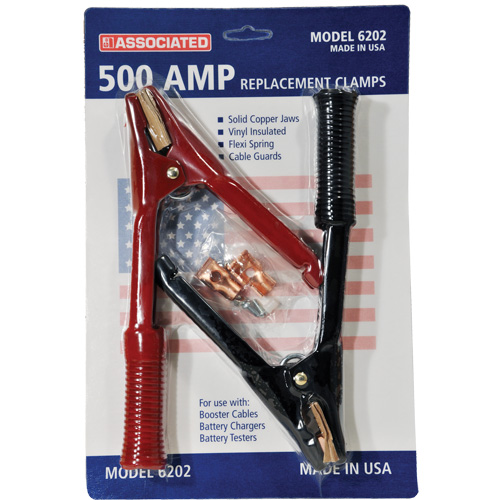 500 Amp Professional Heavy-Duty Booster Cable Clamps Nassau Supply
