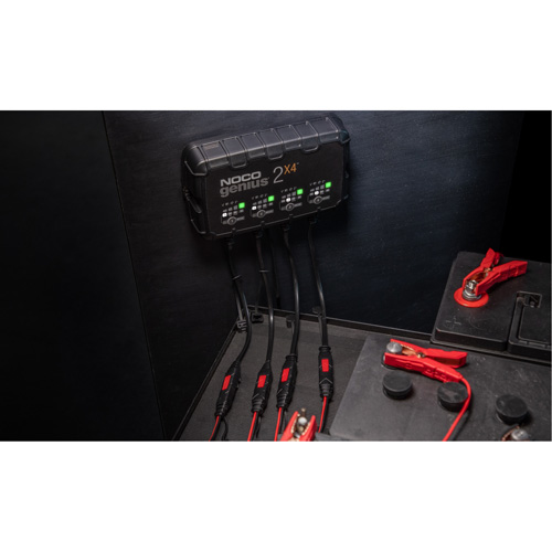 Genius&reg; 2X4 4-Bank, 8-Amp Battery Charger Nassau Supply