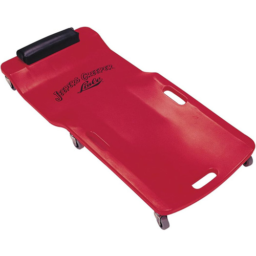 Sommier rouge &agrave; profil bas, en plastique robuste Nassau Supply
