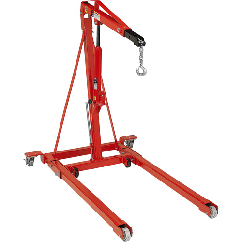 Grue pliante pour moteur, Capacit&eacute; 2500 lb (1,25 tonne) Nassau Supply