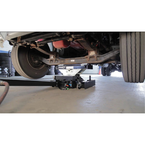 Floor Service Jack, 12 Ton(s) Capacity, 7-1/2" Lowered, 15-3/4" Raised, Air Hydraulic Nassau Supply