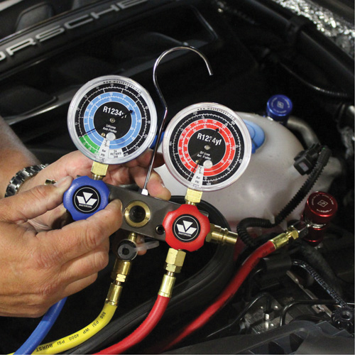 R1234Yf 2-Way Piston Valve Manifold Gauge Set Nassau Supply