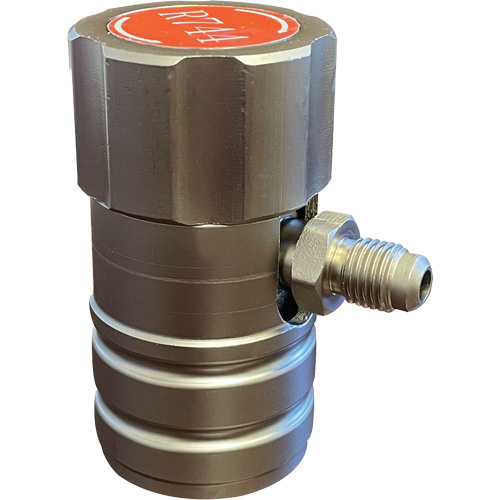 Coupleur manuel CO2 R744 c&ocirc;t&eacute; haute pression Nassau Supply