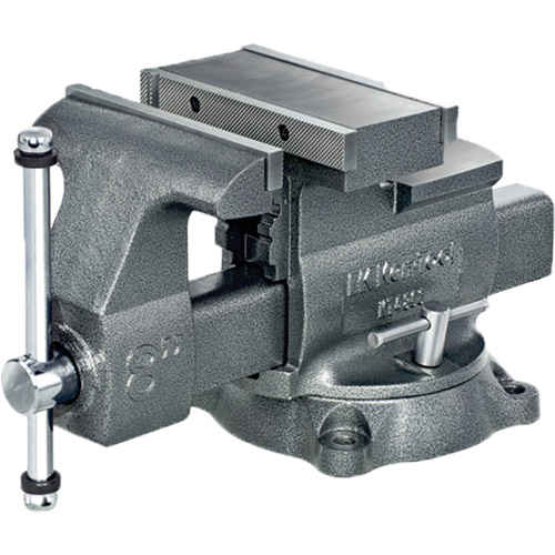 KT4800 Professional Reversible Mechanics Vise, 8" Jaw Width, 4-7/8" Throat Depth, Swivel Base Nassau Supply