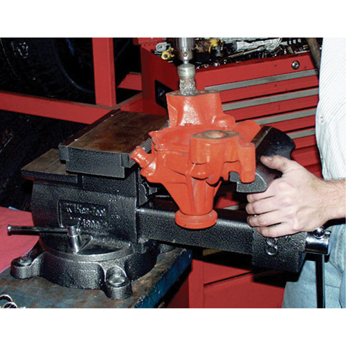 KT4800 Professional Reversible Mechanics Vise, 8" Jaw Width, 4-7/8" Throat Depth, Swivel Base Nassau Supply