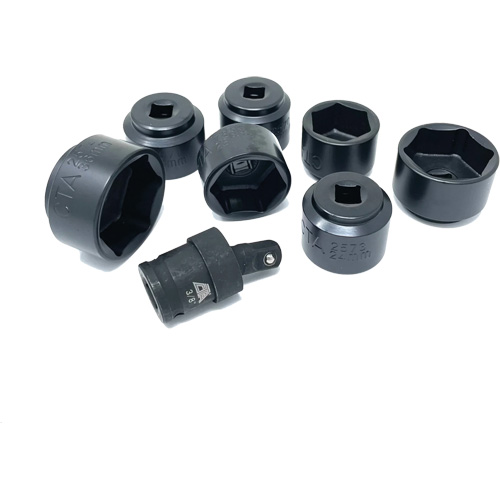 8 Pc. Extra-Low-Profile Oil Filter Socket Set Nassau Supply