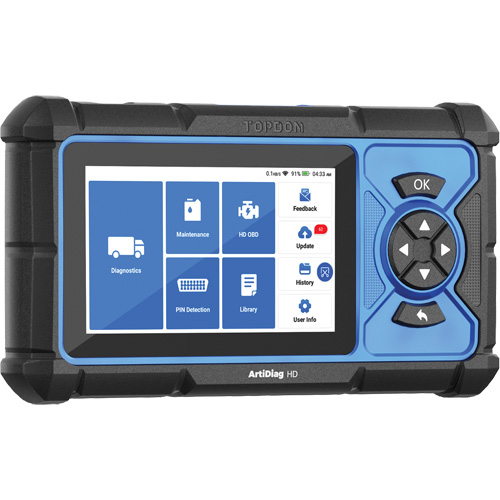 ArtiDiag HD 5" Heavy-Duty Scan Tool with Service Functions Nassau Supply