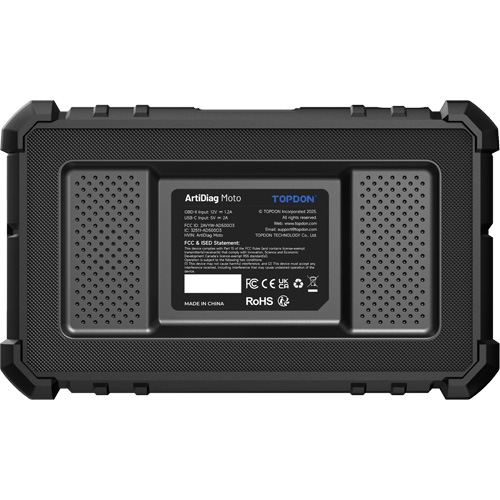 Outil de diagnostic 5" pour moto ArtiDiag Moto Nassau Supply