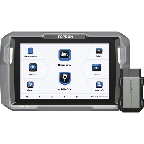 UltraDiag 8" Scan Tool & Key Programming with Bi-Directional Controls Nassau Supply