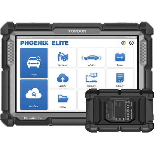 Outil de diagnostic de niveau constructeur Phoenix Elite avec &eacute;cran 10,1", programmation bas&eacute;e sur l'infonuage et CANFD Nassau Supply