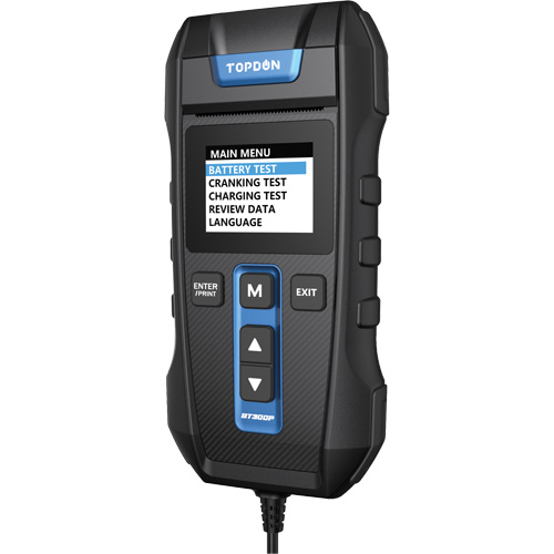 BT300P Battery, Charging & Cranking System Tester with Printer Nassau Supply