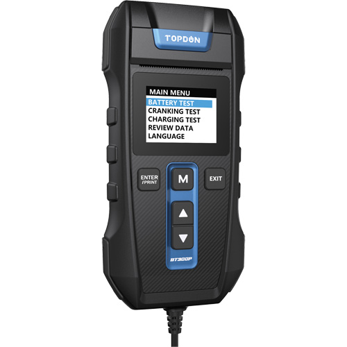 BT300P Battery, Charging & Cranking System Tester with Printer Nassau Supply