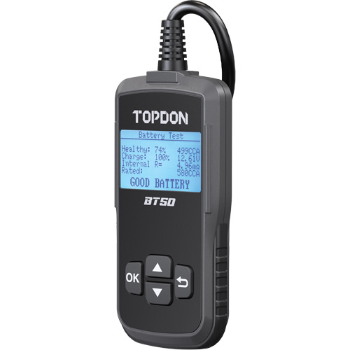 Testeur de batterie, de charge et de d&eacute;marrage BT50 avec imprimante Nassau Supply
