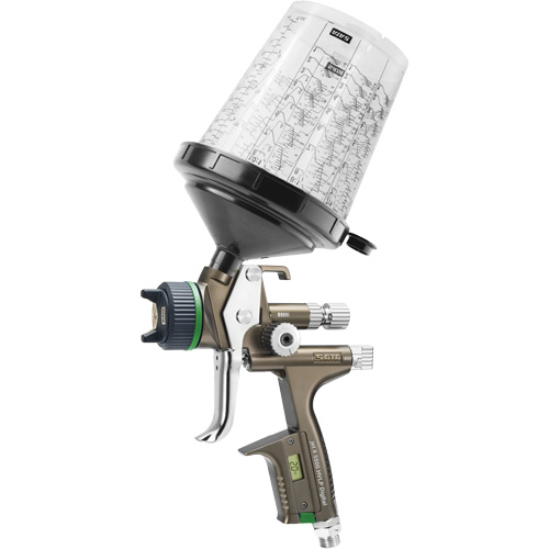 X5500 HVLP 1.2 I RPS D DIGI psi Premium Paint Spray Gun for Automotive Refinishing, 1/4" NPT Air Inlet, 15.19 CFM, 0.6 L/0.9 L Capacity, 0.17 PSI Nassau Supply