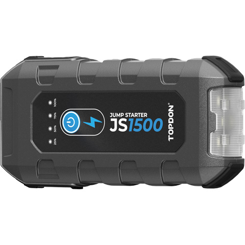 D&eacute;marreur d'appoint, survolteur, banque d'alimentation et lampe de poche JumpSurge1500 Nassau Supply