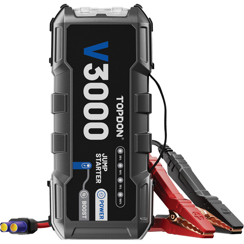 Survolteur, banque d'alimentation et lampe de poche V3000 Nassau Supply
