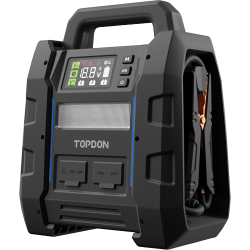 V4500 2-en-1: d&eacute;marreur de secours de 4500 A de pointe, batterie & testeur de syst&egrave;me Nassau Supply