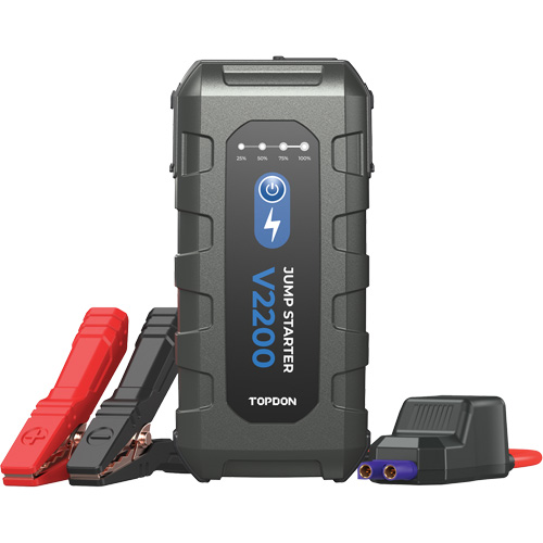 Survolteur, banque d'alimentation et lampe de poche V2200 Nassau Supply