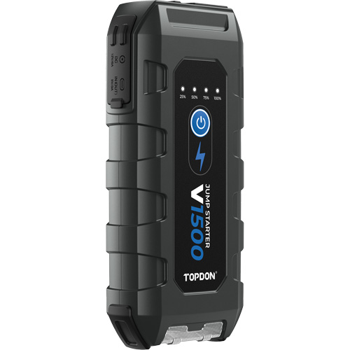 D&eacute;marreur d'appoint, survolteur, banque d'alimentation et lampe de poche V1500 Nassau Supply