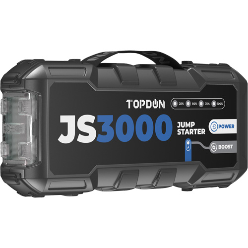 Survolteur, banque d'alimentation et lampe de poche JumpSurge3000 Nassau Supply