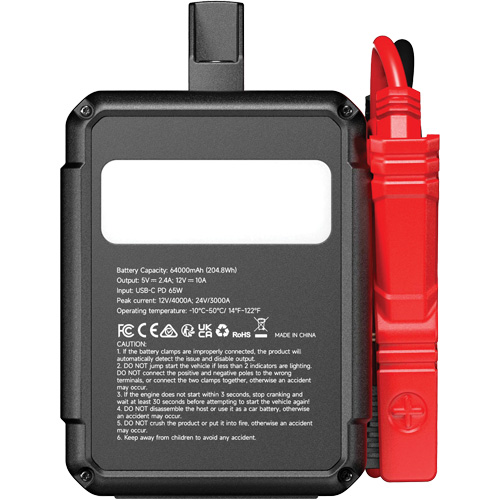 Survolteur V4000 HD 12 V/24 V 4000 A Nassau Supply