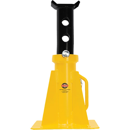 Pin Style Jack Stand, Locking Pin, 25 tons Capacity, 15-3/4" - 26-3/4" H Nassau Supply
