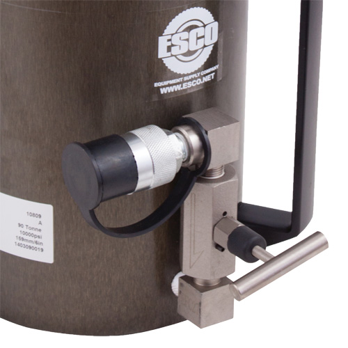 Safety Jack, Locking Collar, 100 tons Capacity, 13-37/100" - 19-3/5" H Nassau Supply