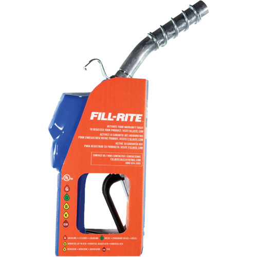 Blue Cold Weather Automatic Diesel Spout Nozzle Nassau Supply