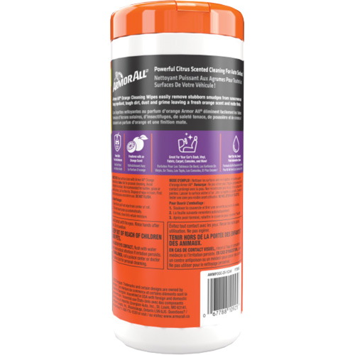 Lingettes nettoyantes et d&eacute;sodorisantes Nassau Supply
