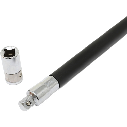 Tournevis flexible extra-long avec adaptateur carr&eacute; 1/4" x hexagonal 1/4" Nassau Supply