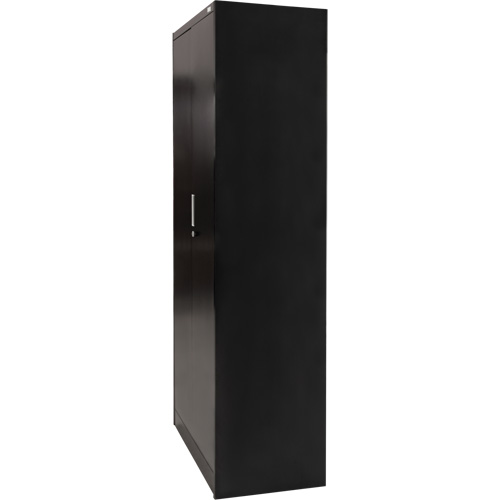 Hi-Boy Storage Cabinet, Steel, 4 Shelves, 72" H x 36" W x 18" D, Black Nassau Supply